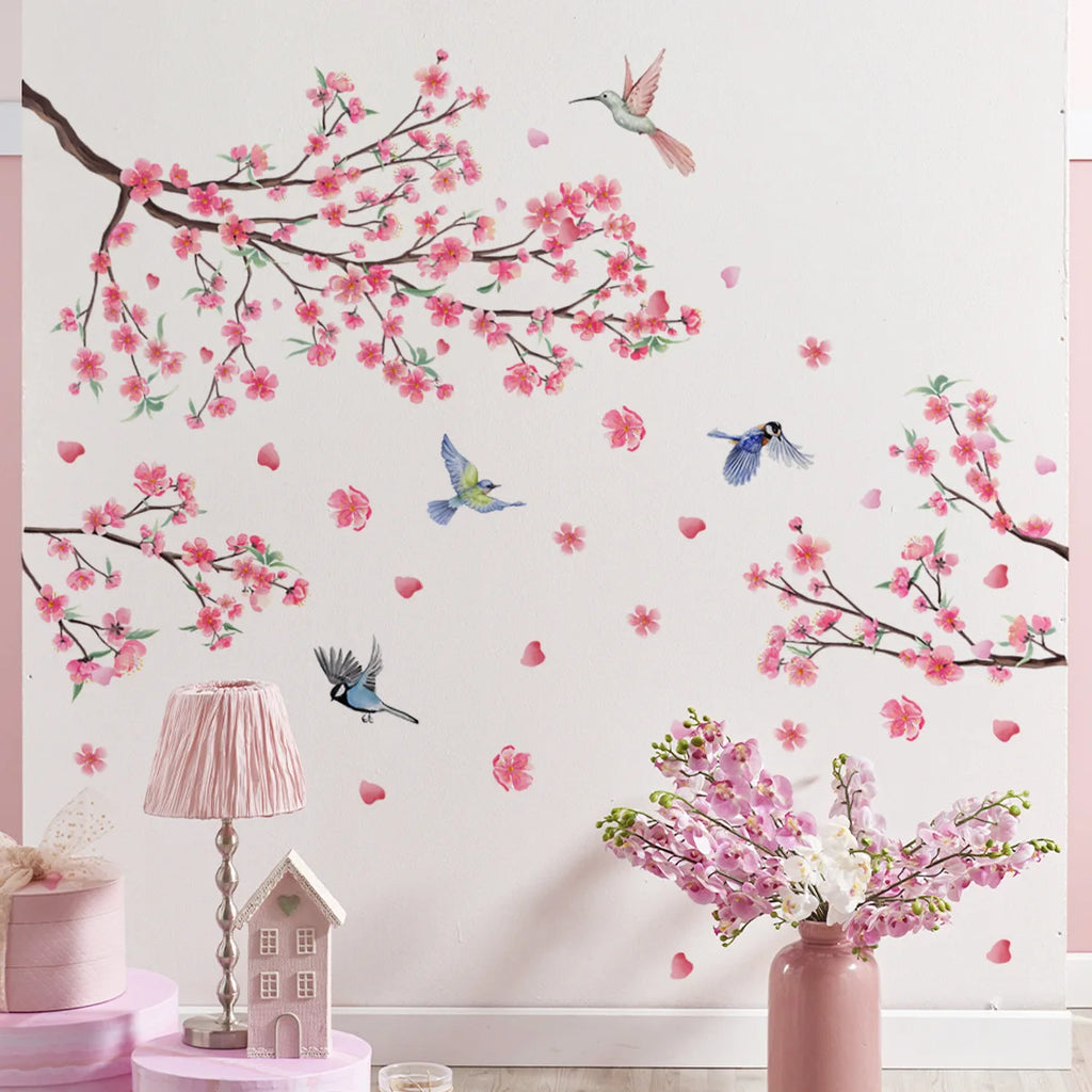 🌄 Chinese Ink Landscape Wall Stickers – 3-Piece Set