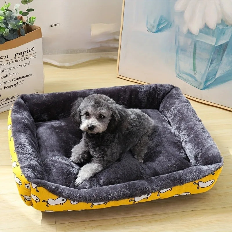 Rectangular Soft Kennel 🛏️ for Dogs and Cats - Ultra Comfort • Sizes S-XXL • 3 Colours