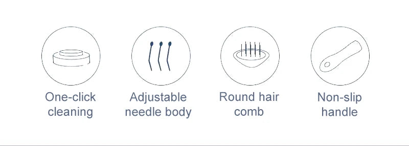 Self-Cleaning Pet Grooming Brush – Anti-Shedding Comb for Dogs & Cats 🐶🐱✨