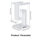 🌙 Wireless Floating LED Lamp + 10W Wireless Charger