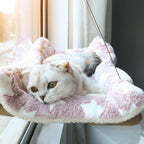 🐾 Cat Window Bed with Suction Cups – Floating Cozy Hammock 🪟🐱