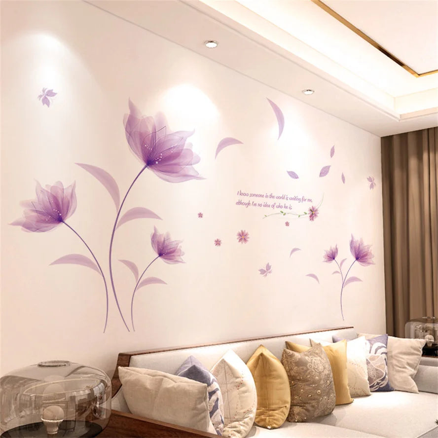 🌿✨ Aesthetic Floral & Nature Wall Stickers | DIY Home Decor – 20 Designs 🌸🦋