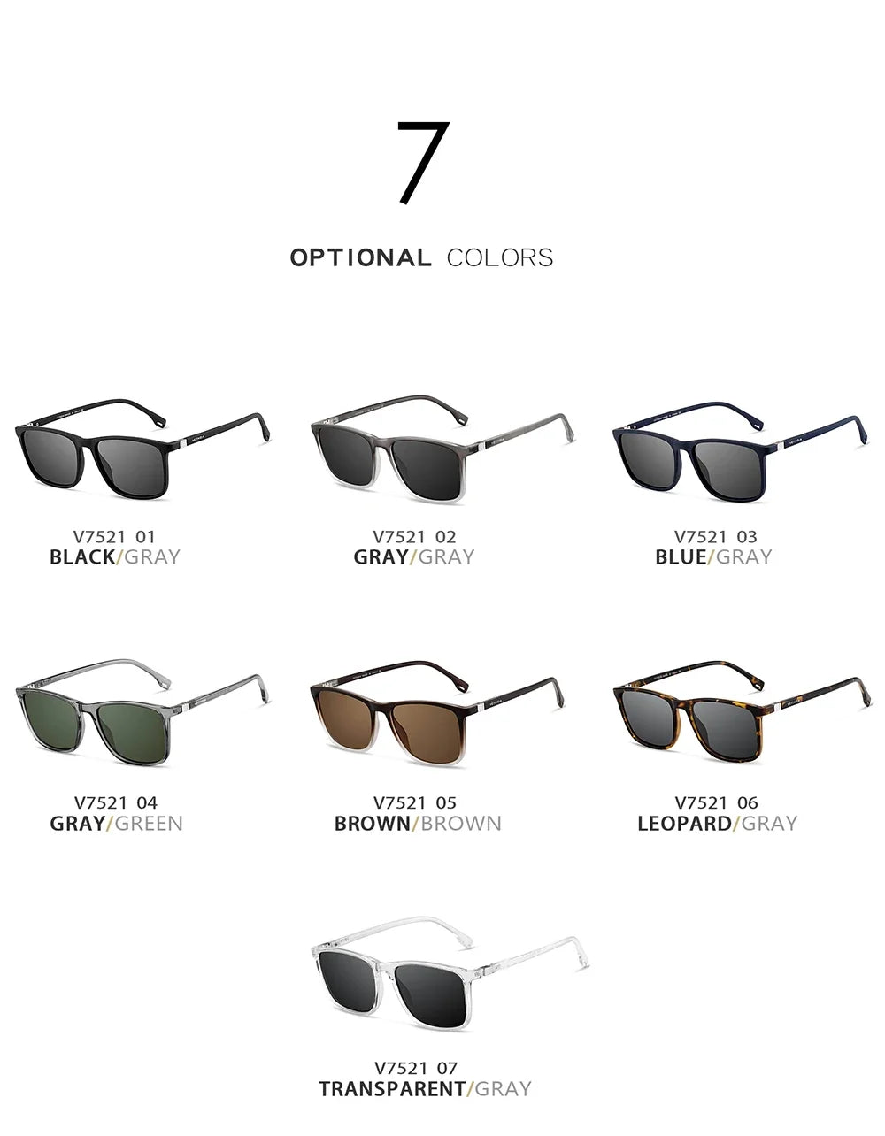 Retro Polarized UV400 Sunglasses – Unisex Fashion Shades 😎