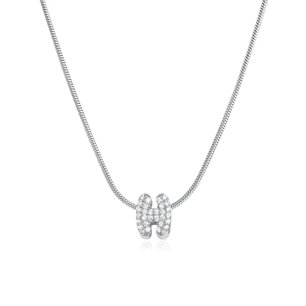 ✨ Alphabet Initial Pendant Necklace (Gold & Silver) ✨