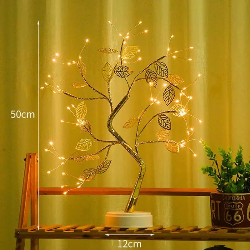 🌿 GoldenLeaf72 –Decorative Tree LampLED ✨