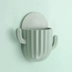 Cactus Wall Holder 🌵 - Toothbrush Holder / Multi-purpose Remote Control Holder