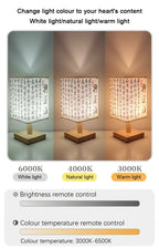 Chinese Style Bedside Lamp 🏮✨ - Dimmable Night Light with Fabric Lampshade