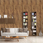🪵✨ Wood-Grain PVC Waterproof Adhesive Wallpaper – Multiple Sizes & Colors