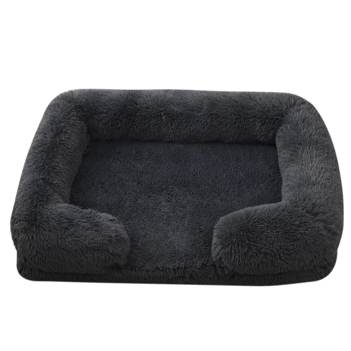 Soft Square Kennet for Dogs and Cats - Plush Bed with Removable Cushion 🐾✨