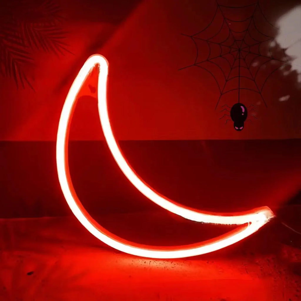 🎃 Neon LED Horror-Cute Wall Lights | Luminescent Wall Decorations 🦇✨