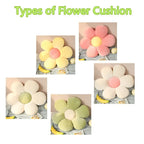 Peluche Coloured Flower 35cm - Soft Decorative Pillow 🌼✨