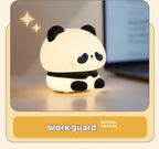 Panda LED Night Light –Soft Silicone Night Lamp, Touch & USB Rechargeable 🐼✨