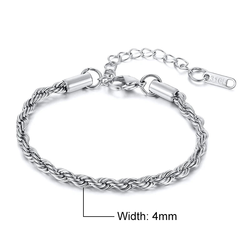 ✨ Chain-Link Bracelet – Minimalist Unisex Metal Bracelet 💫