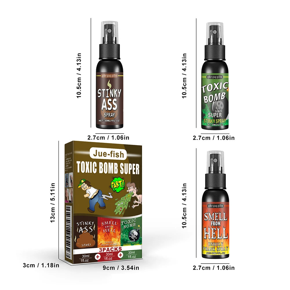 💨💀 “Ultimate Stinky Prank Spray Set” – Extreme Odor Gag Sprays for Hilarious Pranks!