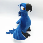 🦜 Plush “Rio” – Blu & Jewel | Peluche Super Soft 35 cm