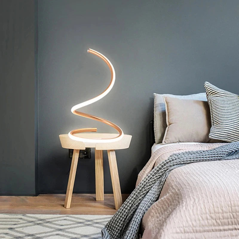 ✨ Nordic LED Table Lamp – Modern Acrylic & Metal Table Lamp