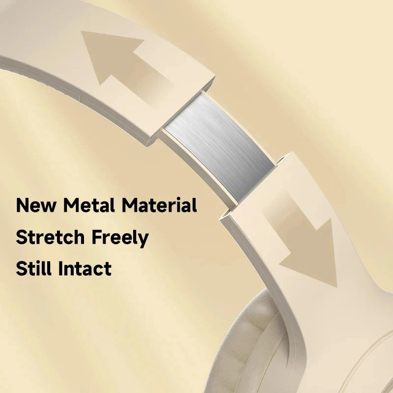 🎧 Wireless Bluetooth 5.3 Headphones – Deep Bass • 12H Playtime • Foldable Design