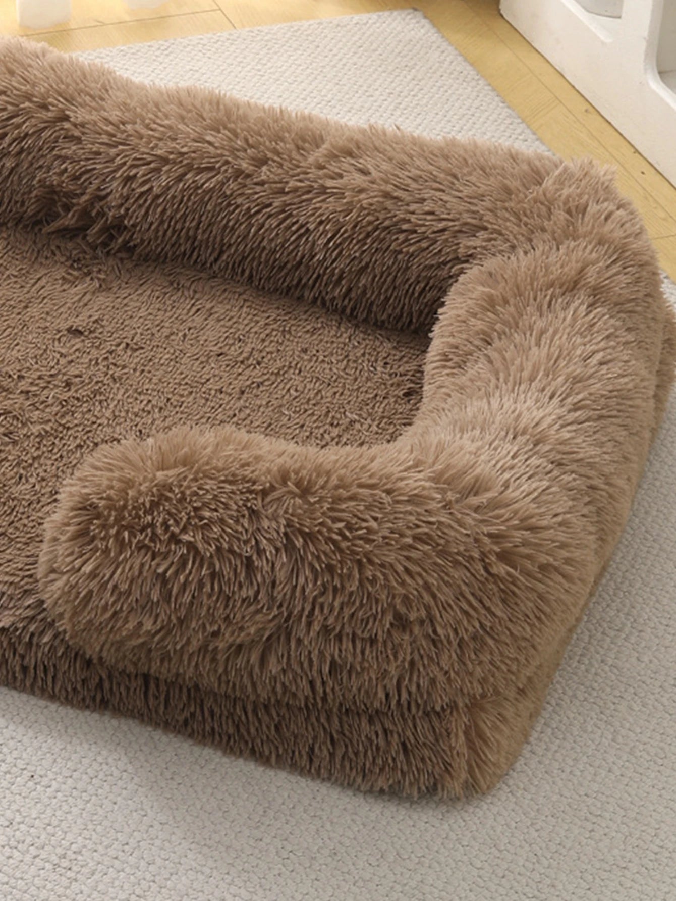 Soft Square Kennet for Dogs and Cats - Plush Bed with Removable Cushion 🐾✨