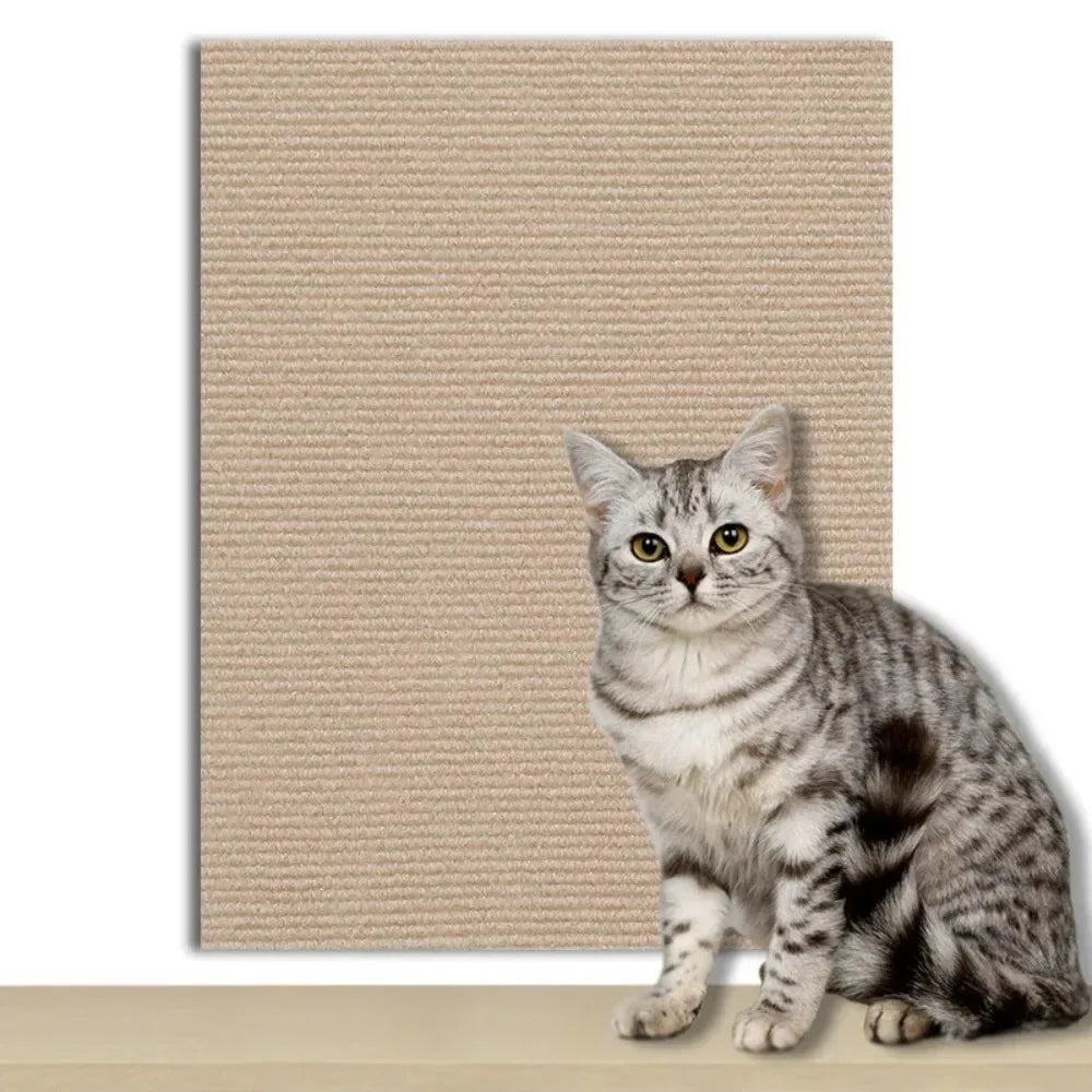Multi-Surface Cat Scratch Mat 🐱🪵 | Corner, Sofa & Furniture Protector | Multiple Sizes & Colors