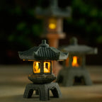 🌙 Mini Zen Pagoda & Lantern Statues – Micro Garden & Aquarium Decor 🏯✨