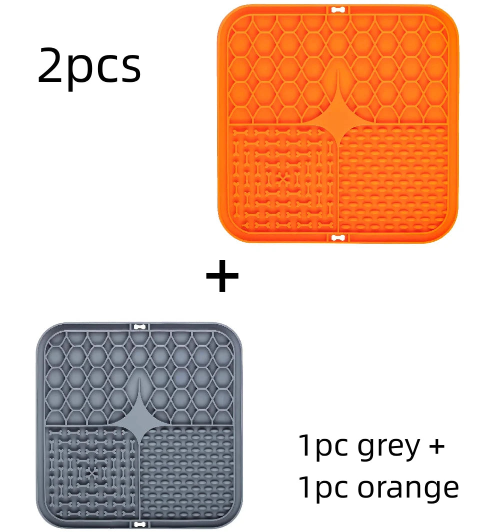 🌟 Silicone Slow-Feeding Mat for Dogs & Cats 🐾 | Lick Pad Anti-Anxiety & Training Tool
