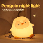 Cute Silicone Night Light – Ricaricabile & Touch | Fox 🦊, Rabbit 🐰, Penguin 🐧, Giraffe 🦒, Slot 🦥, Nylon 🌙, Flamingo 🦩