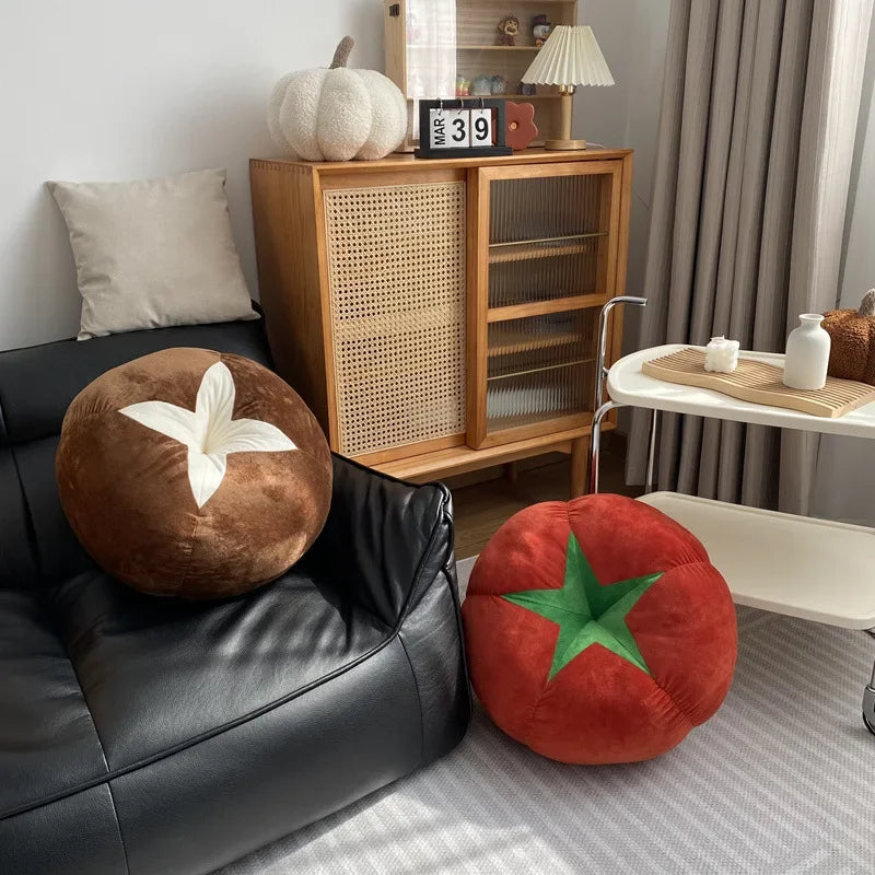 🍅 Soft Tomato / Mushroom-Shaped Cushion - Comfortable and Decorative Seat