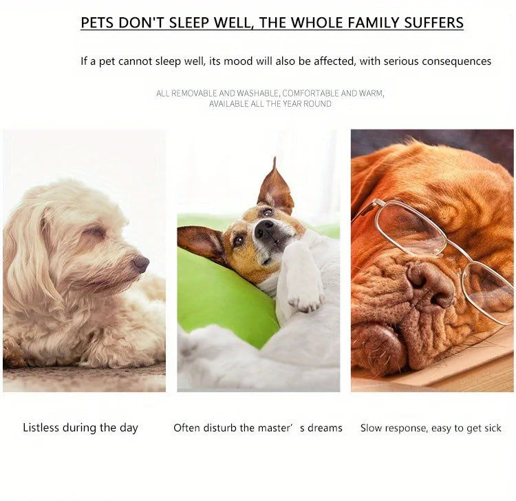 Rectangular Soft Kennel 🛏️ for Dogs and Cats - Ultra Comfort • Sizes S-XXL • 3 Colours