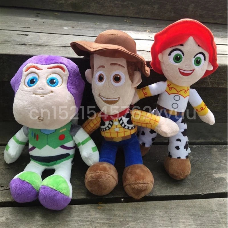 🧸 Toy Story Plush – Woody, Buzz & Jessie (23cm)
