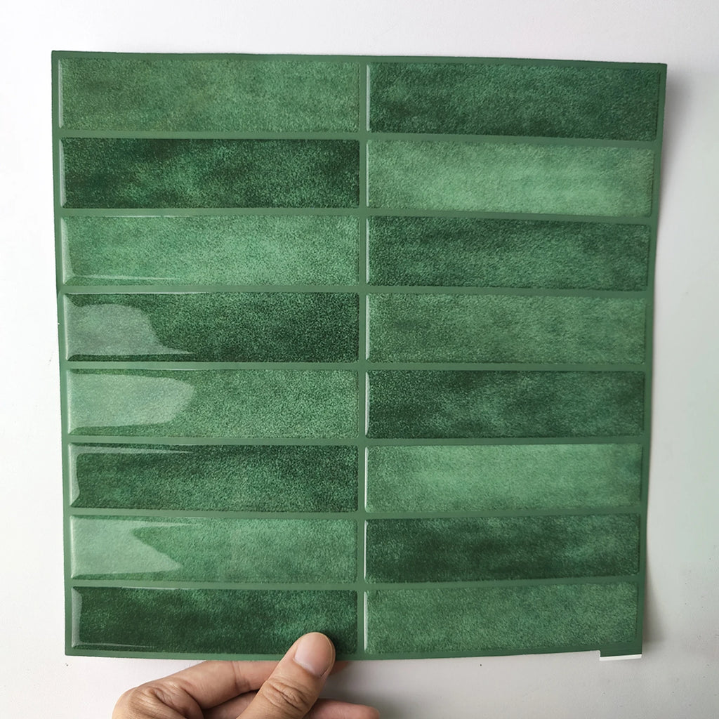 10-Pack 3D Peel & Stick Wall Tiles ✨ Waterproof PVC Panels for Home Décor – Easy DIY Upgrade! 🏡🌈