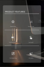 ✨ Lampada Wireless Minimal – LED Dimmerabile & Magnetica 🔋