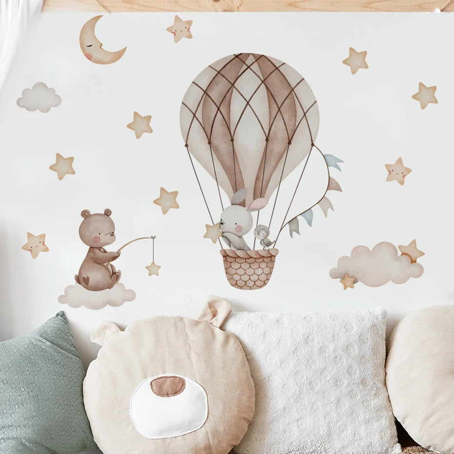 🌈✨ Cute Cartoon Wall Stickers for Kids’ Room (28 Variants)