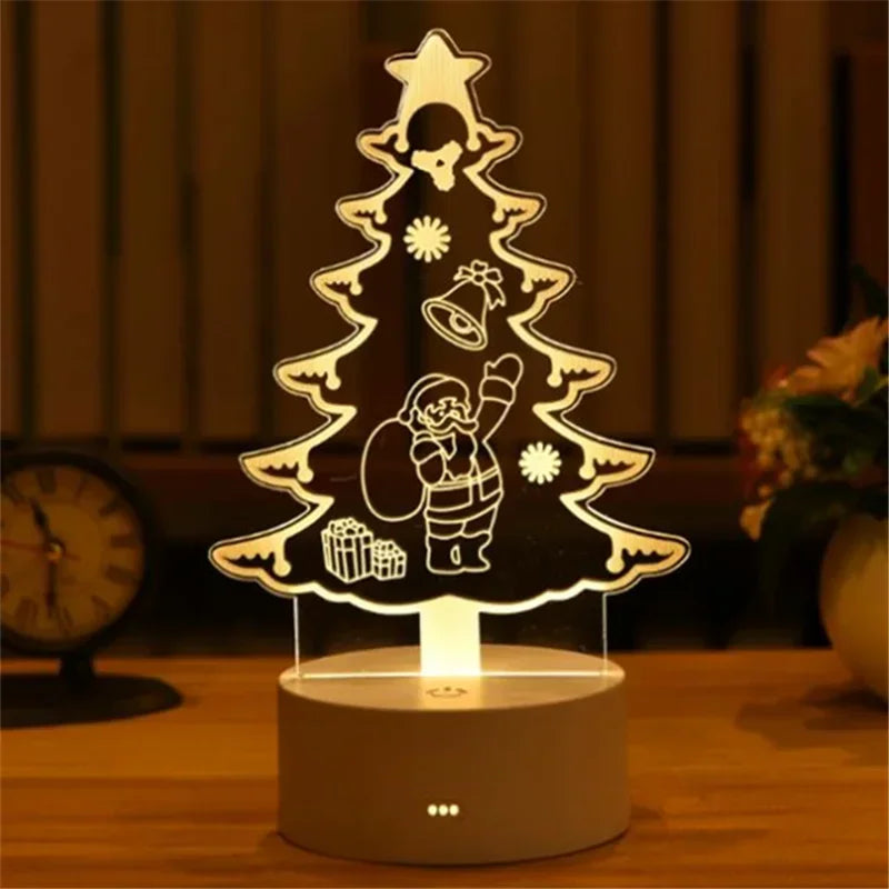 💡 3D Visual Illusion Night Light – LED Desk Lamp
