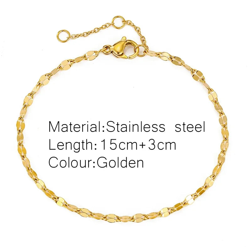 ✨ Golden Minimalist Women’s Bracelets – Multiple Styles 🌟