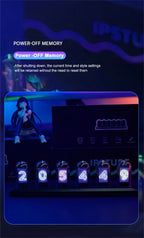 Nixie Tube LED Clock IPS — Retro-Future RGB Table Lamp 🕰️✨