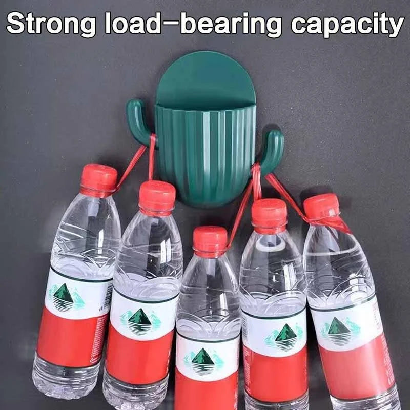 Cactus Wall Holder 🌵 - Toothbrush Holder / Multi-purpose Remote Control Holder