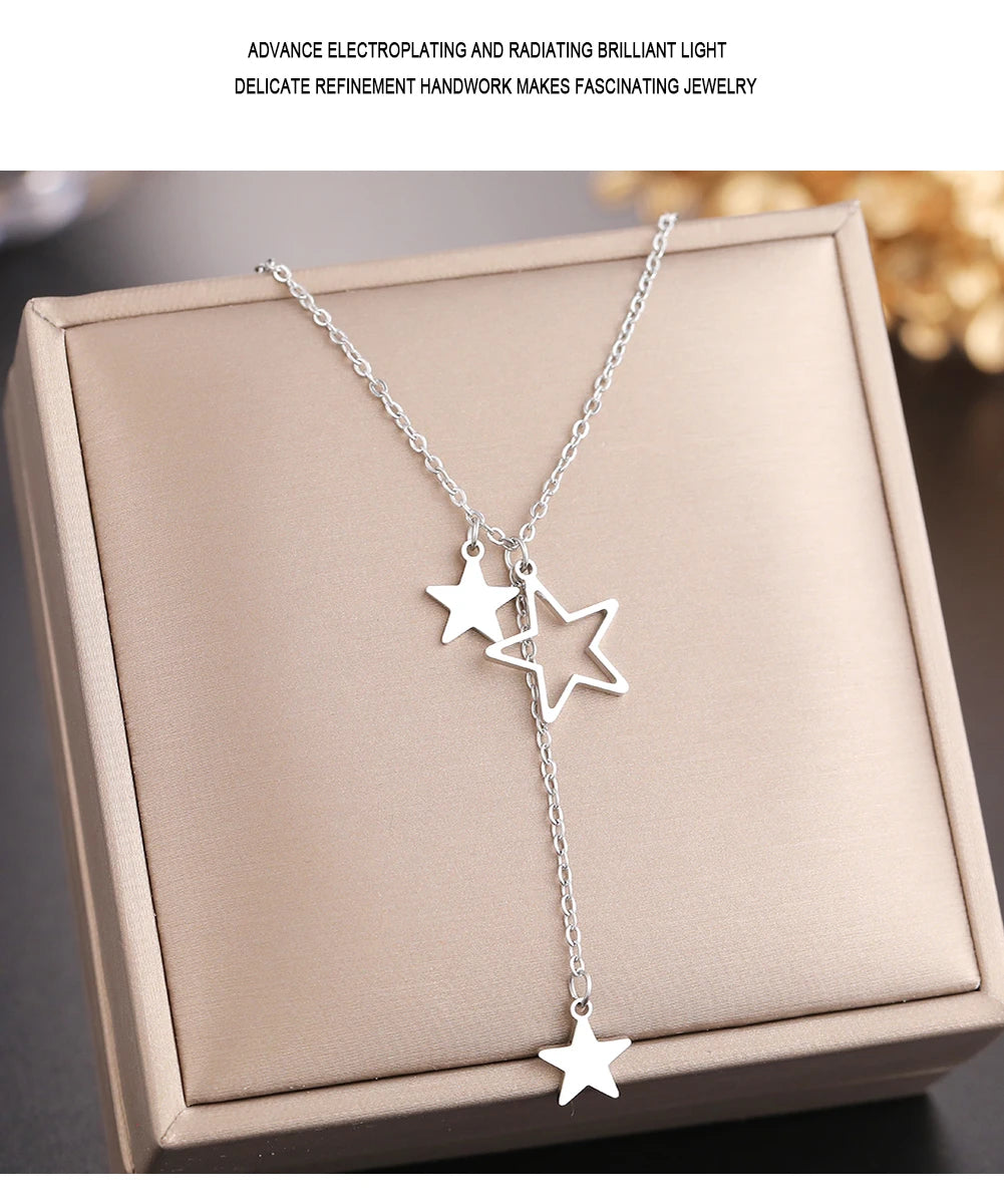 ✨ Elegant Minimalist Chain Necklace – Gold & Silver ✨