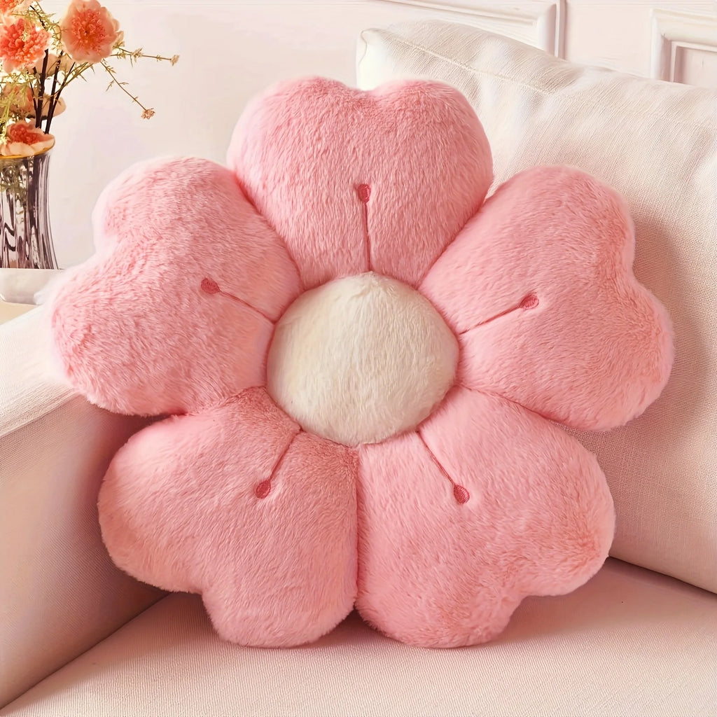 Plush Daisy Pillow - Soft, Decorative and Super Cute! 🌸🛋️