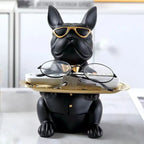 🐶✨ “Bulldog Butler™ – Multifunctional Resin Tray Statue”