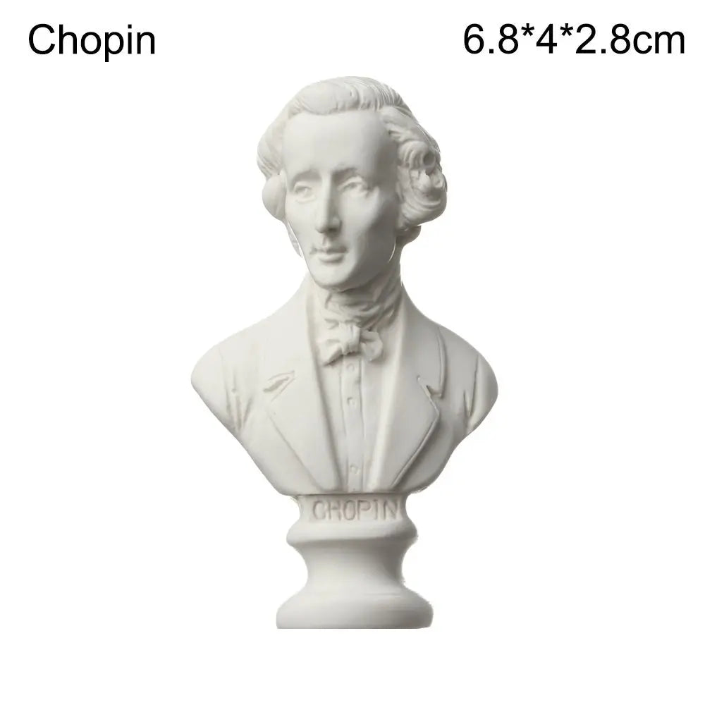 🌟 “Mini Classical Bust Statues – Art Legends Collection 🎨✨”