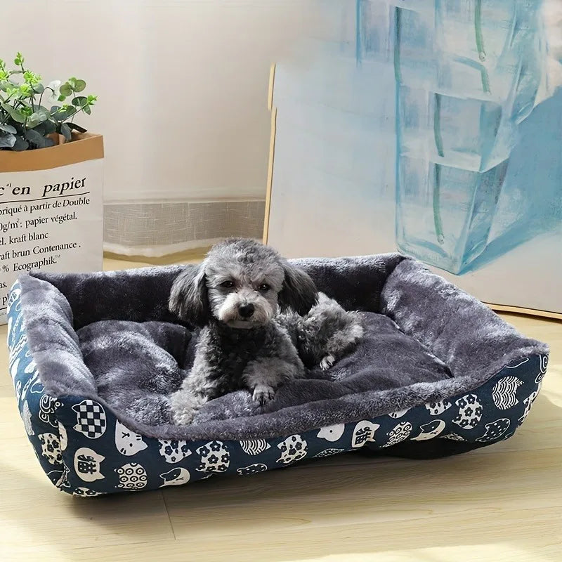 Rectangular Soft Kennel 🛏️ for Dogs and Cats - Ultra Comfort • Sizes S-XXL • 3 Colours