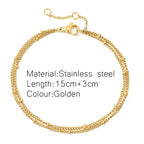✨ Golden Minimalist Women’s Bracelets – Multiple Styles 🌟