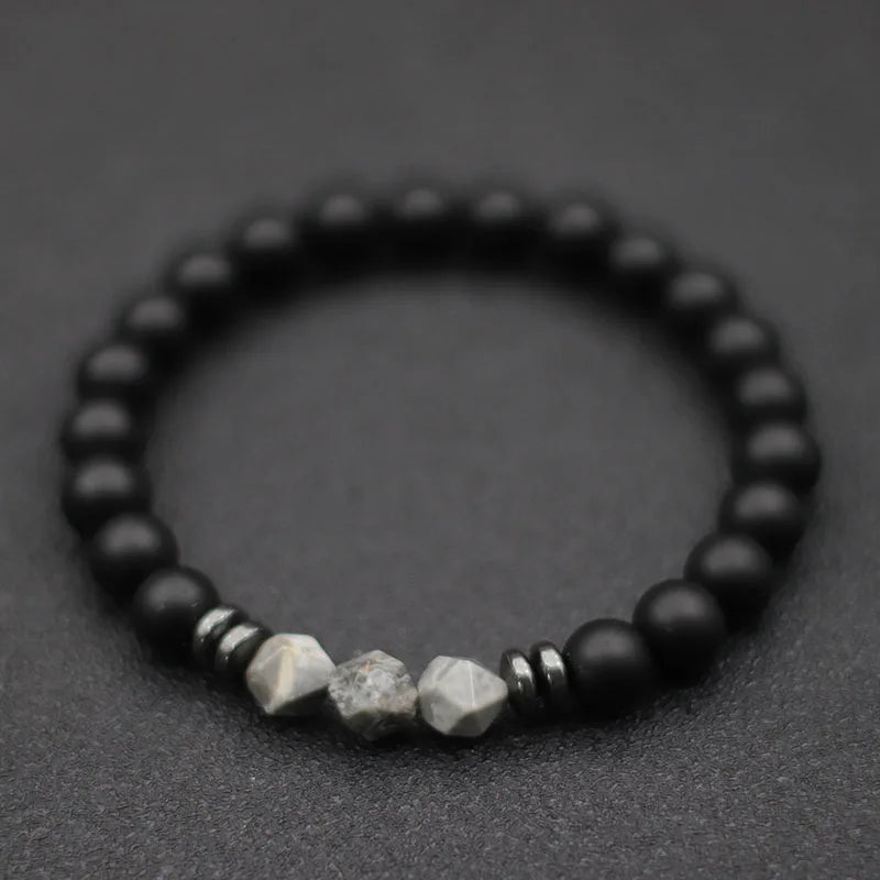 ✨ Natural Stone Bead Bracelet – Energy & Style Wrist Accessory ✨