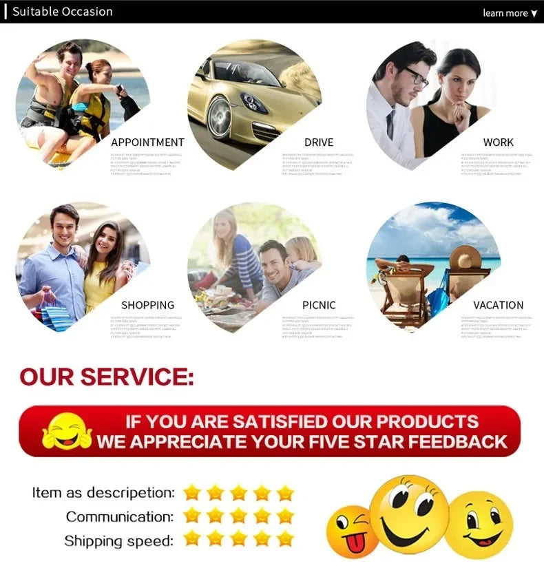 Vintage 2025 – Fashionable Unisex Sunglasses 😎