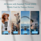 📸 LED Selfie Ring Light with Adjustable Tripod & Bluetooth Remote – Multi-Tone Lighting for Flawless Videos ✨