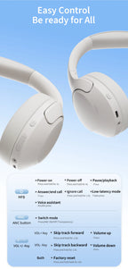 🎧 Wireless Headphones 5.3 – Foldable Stereo Headset with 60H Playtime & Deep Bass 🎶