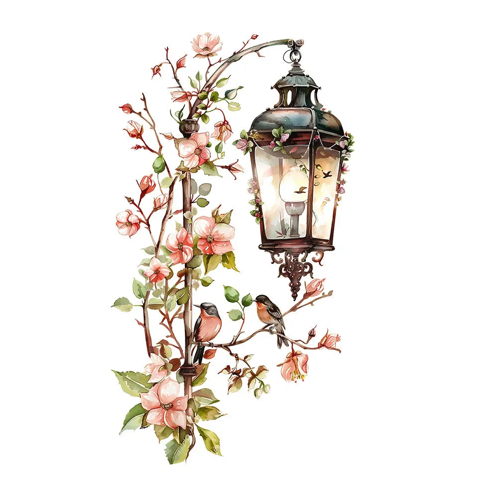 🌿 Wall Art Stickers – Nature Window Views & Hanging Décor 🌼🕊️