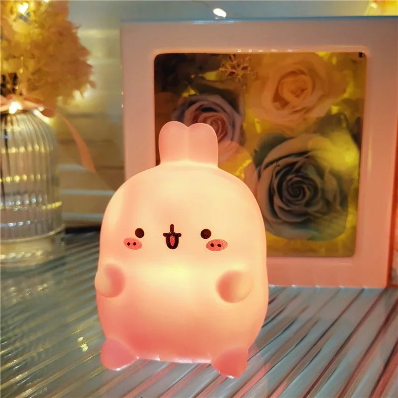 Cute Bunny LED Night Light – Rechargeable Night Light for Bedroom | 4 Variants 🐰✨