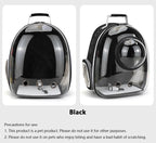 🐾 Crystal-Clear Pet Travel Backpack – Transparent Air-Flow Carrier 🎒✨