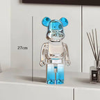 🧸✨ Graffiti Bear Resin Statue – 27cm Artistic Decor Figurine